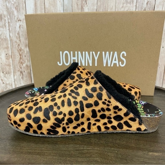 Johnny Was Cheetah Print Mule Size 6 Women - Picture 9 of 12